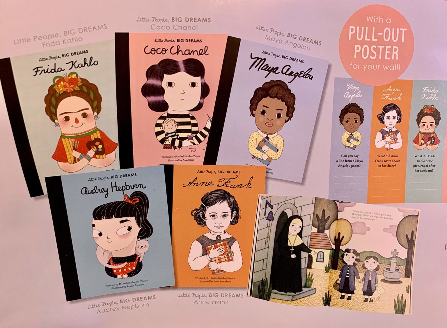 Little People, Big Dreams - Inspiring Artists and Writers 5 Book Gift Set