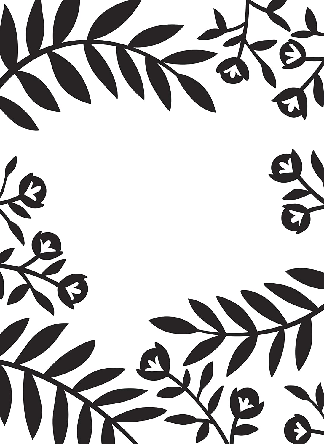Embossing Folder Flowers & Leaves