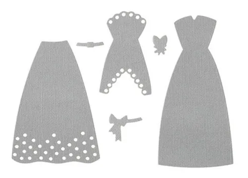 Die Cut & Embossing Stencil Wedding Dress