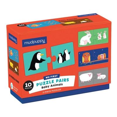 My First Puzzle Pairs: Baby Animals 10 2-Piece Puzzles