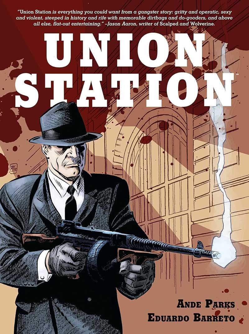 Book cover for the Union Station graphic novel.