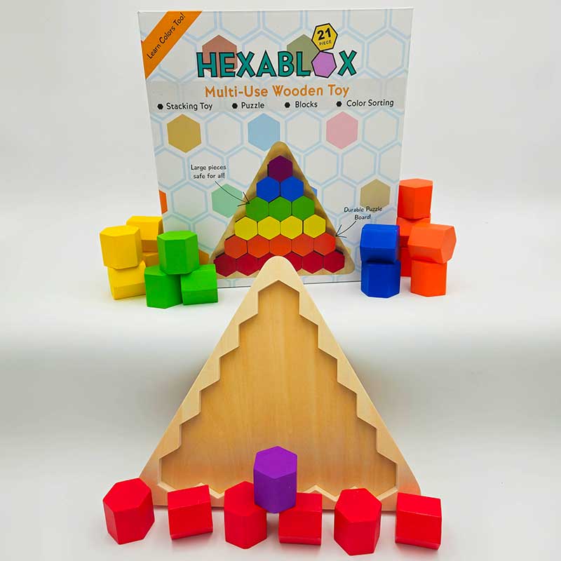 Hexablox - ROYGBIV Triangle
