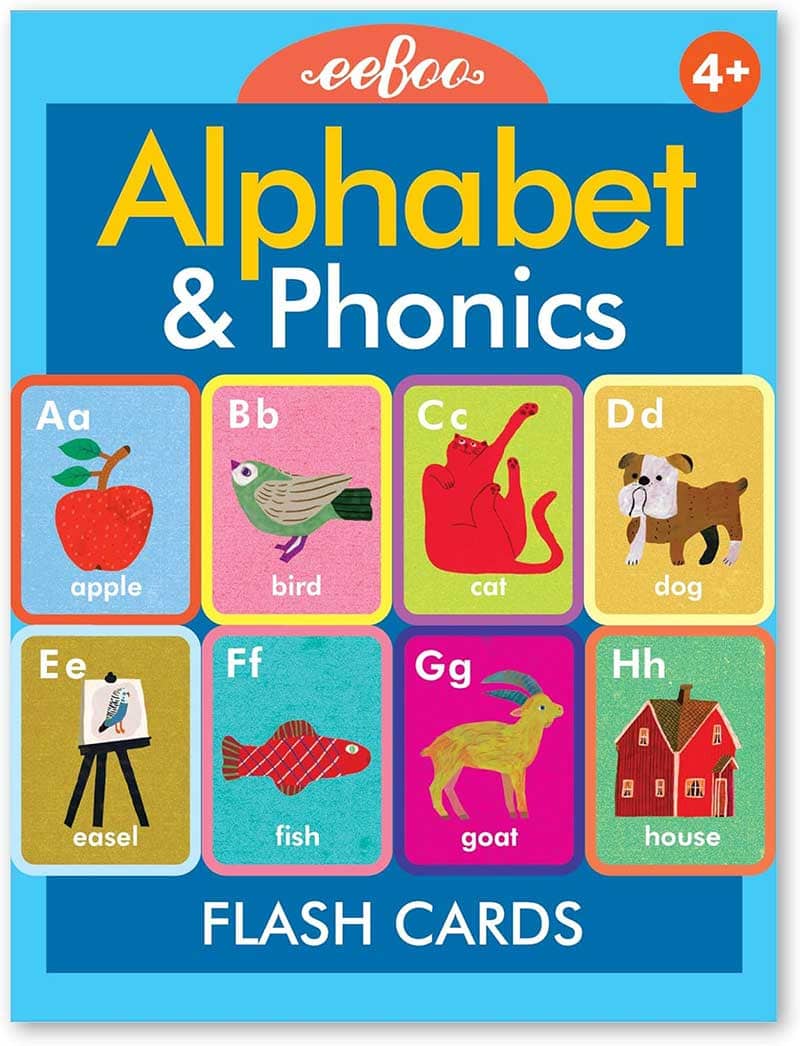 Alphabet and Phonics Educational Flash Cards
