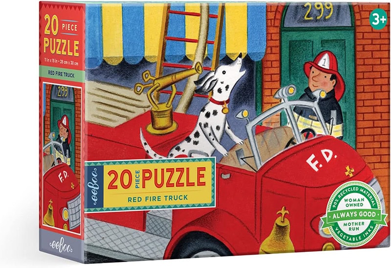 Red Fire Truck 20-Piece Puzzle